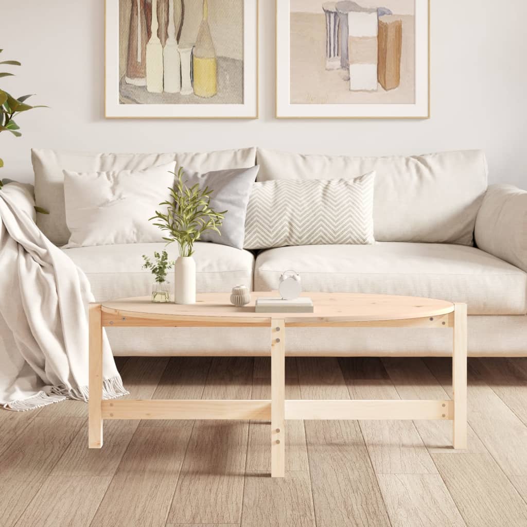 vidaXL Salontafel 118x63x45 cm massief grenenhout afbeelding