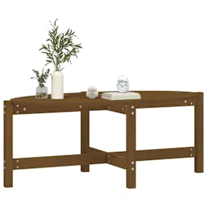 Konferenční stolek medově hnědý 118x63x45 cm masivní borovice - obrázek 4