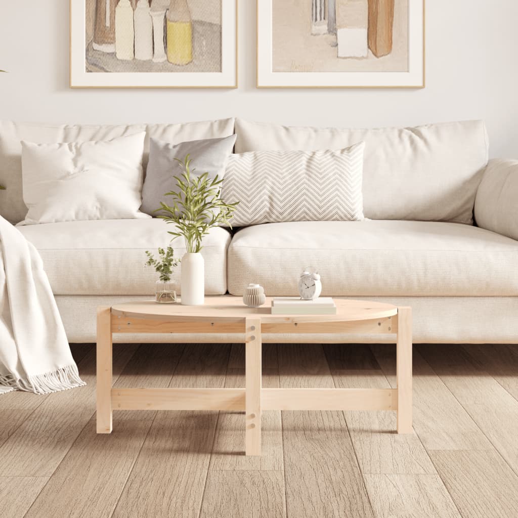 Thumbnail - vidaXL Couchtisch 87x48x35 cm Massivholz Kiefer
