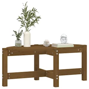 Konferenční stolek medově hnědý 87x48x35 cm masivní borovice - obrázek 4