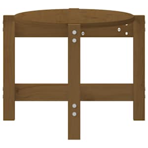 Konferenční stolek medově hnědý 87x48x35 cm masivní borovice - obrázek 6