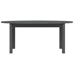 Konferenční stolek šedý 110 x 55 x 45 cm masivní borové dřevo - obrázek 5