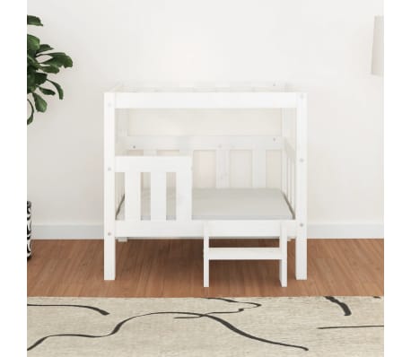 vidaXL Koirans&auml;nky valkoinen 75,5x63,5x70 cm t&auml;ysi m&auml;nty