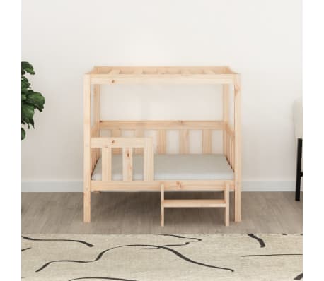 vidaXL Lit pour chien 95,5x73,5x90 cm Bois de pin solide