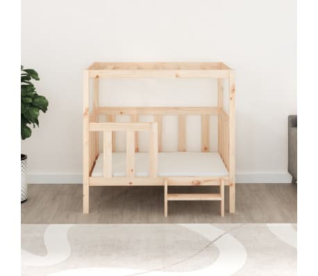 vidaXL Dog Bed 105.5x83.5x100 cm Solid Wood Pine