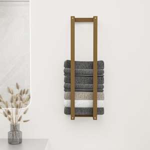 vidaXL Rankšluosčių kabykla, medaus ruda, 23x18x90cm, pušies masyvas