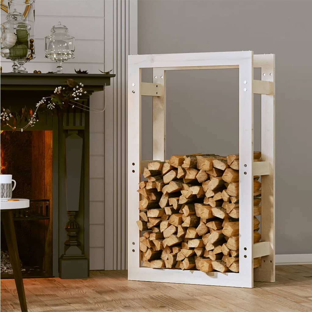 vidaXL Haardhoutrek 60x25x100 cm massief grenenhout afbeelding