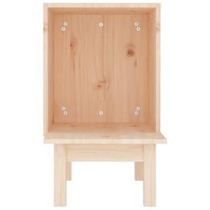 Domeček pro kočky 60 x 36 x 60 cm masivní borové dřevo - obrázek 5