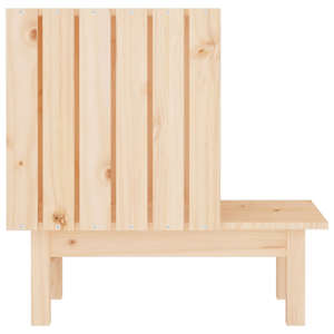 Domeček pro kočky 60 x 36 x 60 cm masivní borové dřevo - obrázek 6