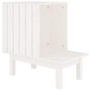 vidaXL kassimaja valge 60x36x60 cm toekas m&auml;nnipuidust