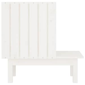 Domeček pro kočky bílá 60 x 36 x 60 cm masivní borové dřevo - obrázek 5
