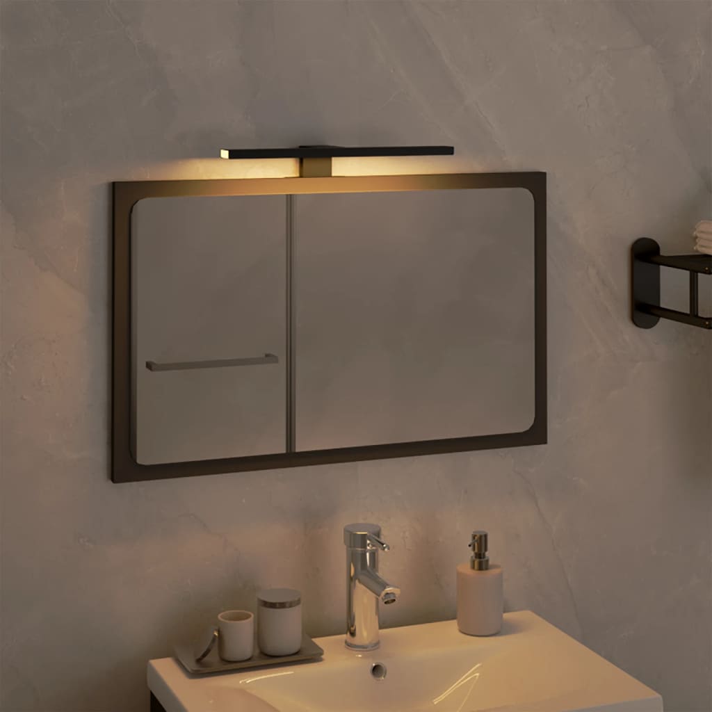 vidaXL Lampe de miroir à LED 5,5 W Blanc chaud 30 cm 3000 K