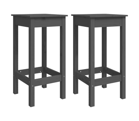 vidaXL bars&aelig;t 5 dele massivt fyrretr&aelig; gr&aring;