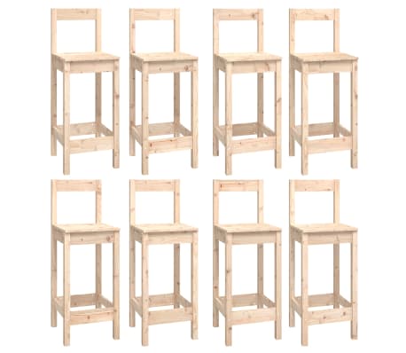 vidaXL &Sigma;&epsilon;&tau; &Epsilon;&pi;ί&pi;&lambda;&omega;&nu; &Mu;&pi;&alpha;&rho; 9 &Tau;&epsilon;&mu;&alpha;&chi;ί&omega;&nu; &alpha;&pi;ό &Mu;&alpha;&sigma;ί&phi; &Xi;ύ&lambda;&omicron; &Pi;&epsilon;ύ&kappa;&omicron;&upsilon;