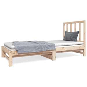 vidaXL v&auml;ljat&otilde;mmatav p&auml;evavoodi, 2 x (90x190) cm, m&auml;nnipuit