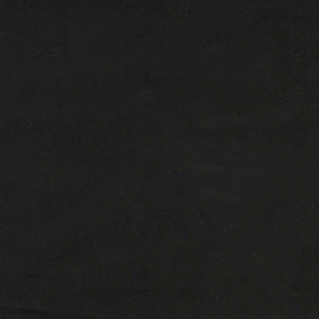 Lavička čierna 110,5x45x49 cm zamat