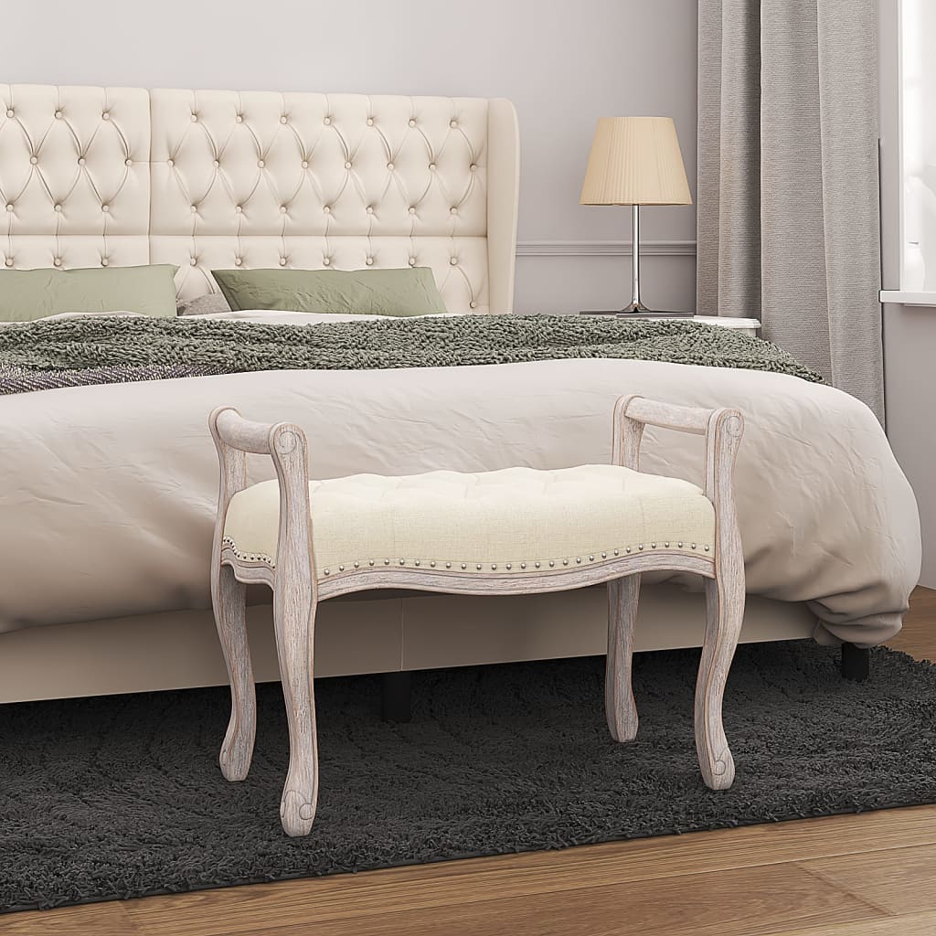 vida XL Sitzbank 80x 45x 60 cm Stoff