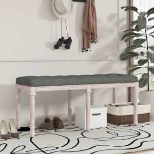 Klop temno siva 110x40x49 cm blago