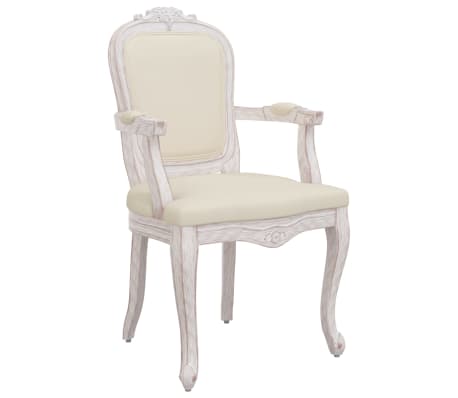 vidaXL virtuves krēsli, 2 gab., 62x59,5x100,5 cm, bē&scaron;s lins