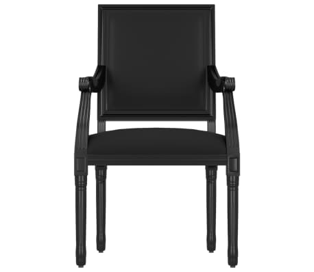 vidaXL atpūtas krēsls, melns, 54x59x99 cm, samts