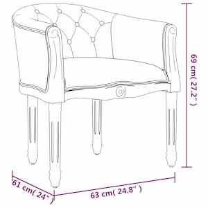Jídelní židle tmavě šedá textil - obrázek 8
