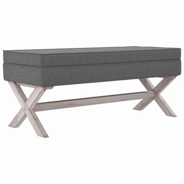 vidaXL panipaigaga pink, tumehall, 110 x 45 x 49 cm, kangas