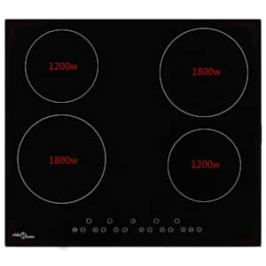 vidaXL Ceramic Hob with 4 Burners Touch Control 6000 W