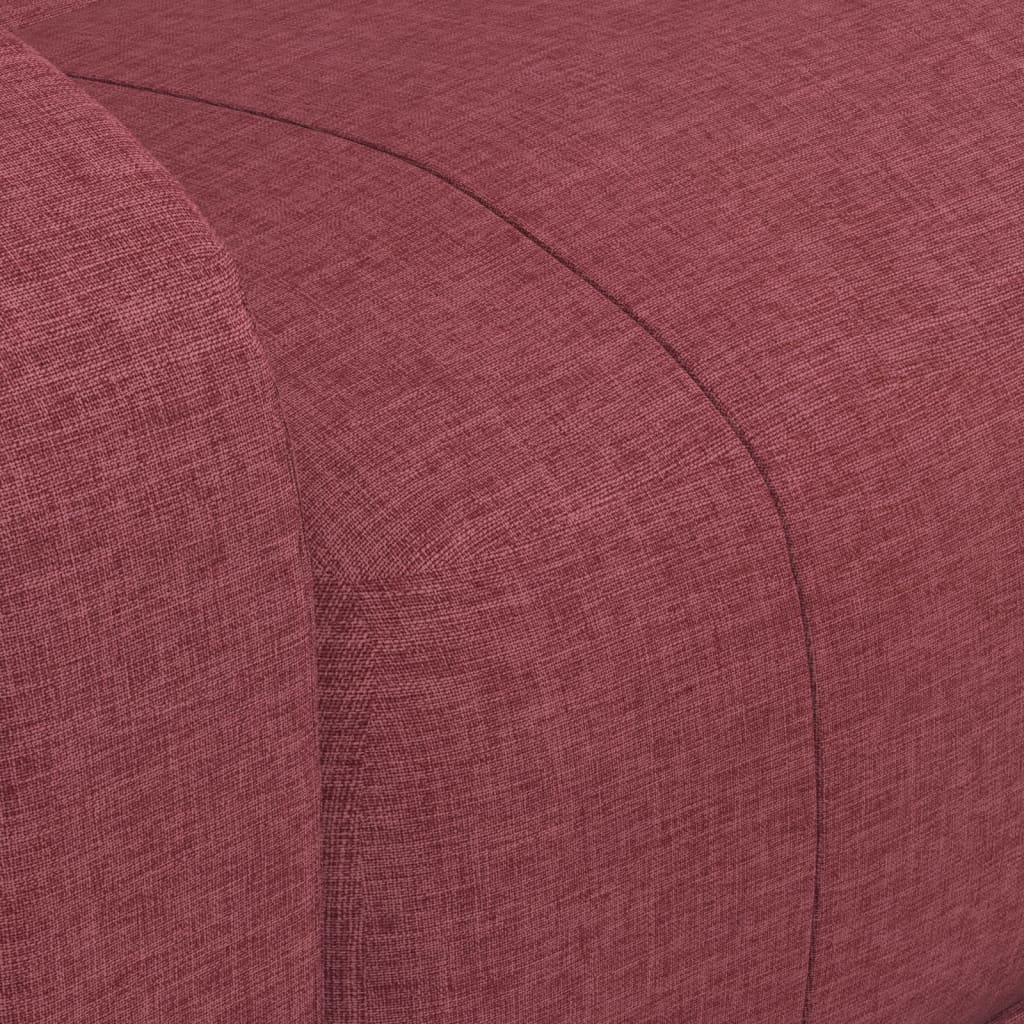 Изправящ стол, виненочервен, текстил