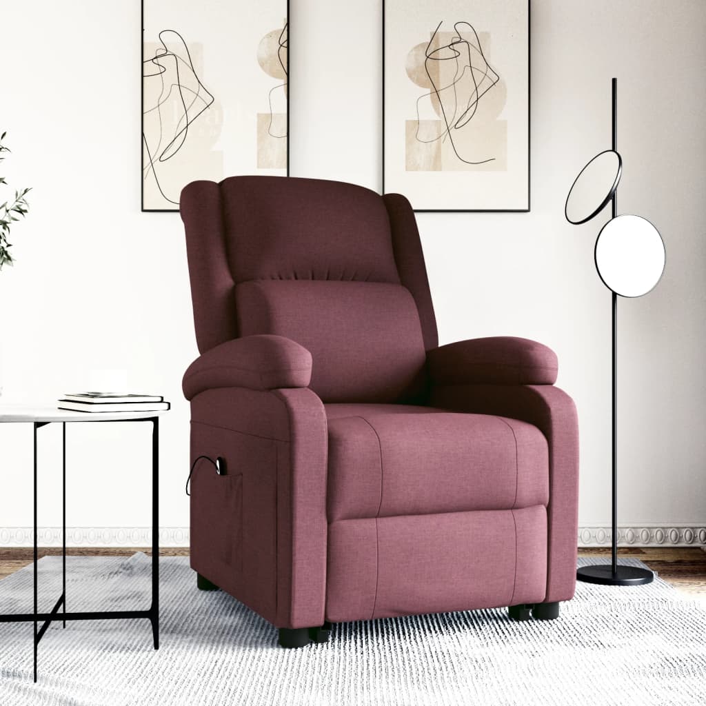 Fauteuil Violet Tissu