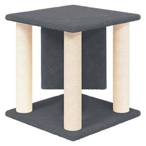 Škrabadlo pro kočky se sisalovými sloupky tmavě šedé 37 cm - obrázek 5
