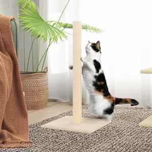 Mačji praskalnik krem 35x35x70 cm