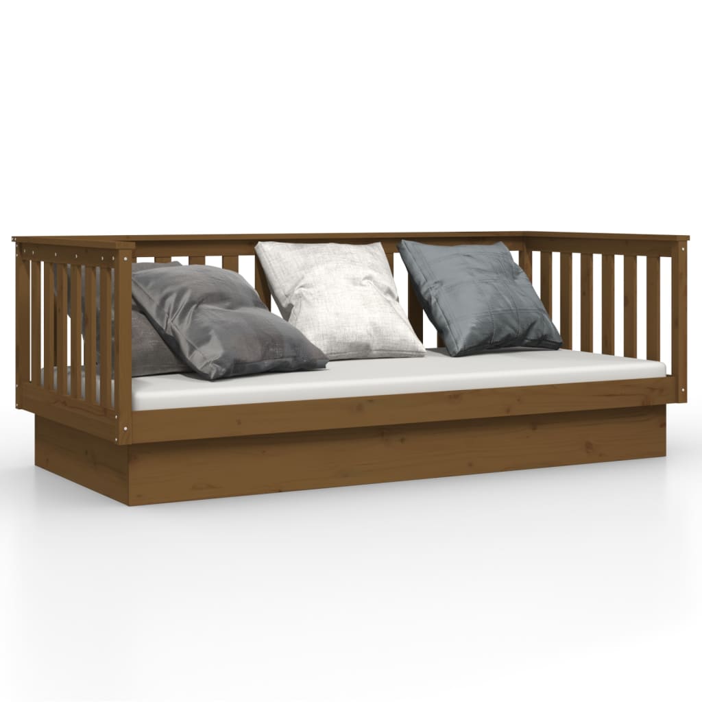 E-shop vidaXL Denná posteľ medovohnedá 100x200 cm borovicový masív