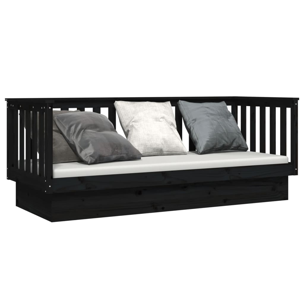 Solid Wood Pine Day Bed Wooden Sofa Occasional Bed Multi Colours/Sizes vidaXL