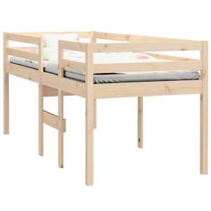Patrová postel 75 x 190 cm masivní borové dřevo - obrázek 3
