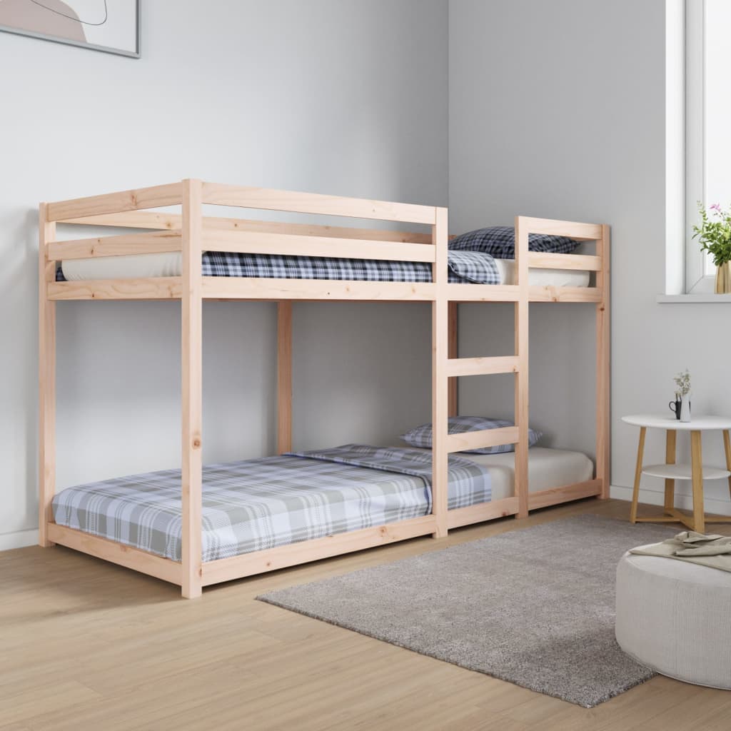 Patrová postel 80 x 200 cm masivní borové dřevo