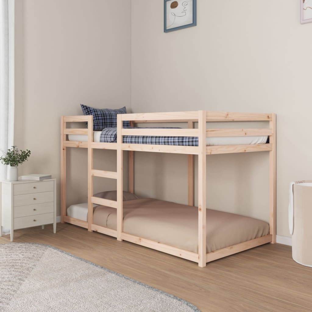 vidaXL Bunk Bed 90x190 cm Solid Wood Pine