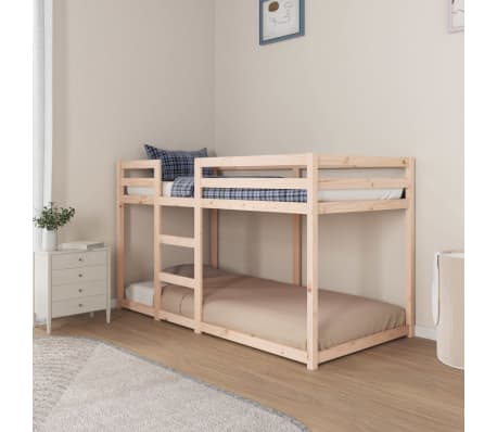 vidaXL Bunk Bed 90x190 cm Solid Wood Pine