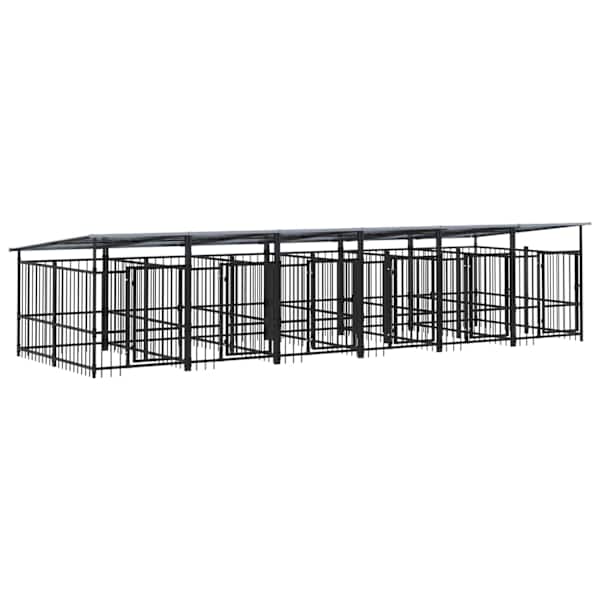 vidaXL koeraaedik katusega, teras, 11,26 m&sup2;