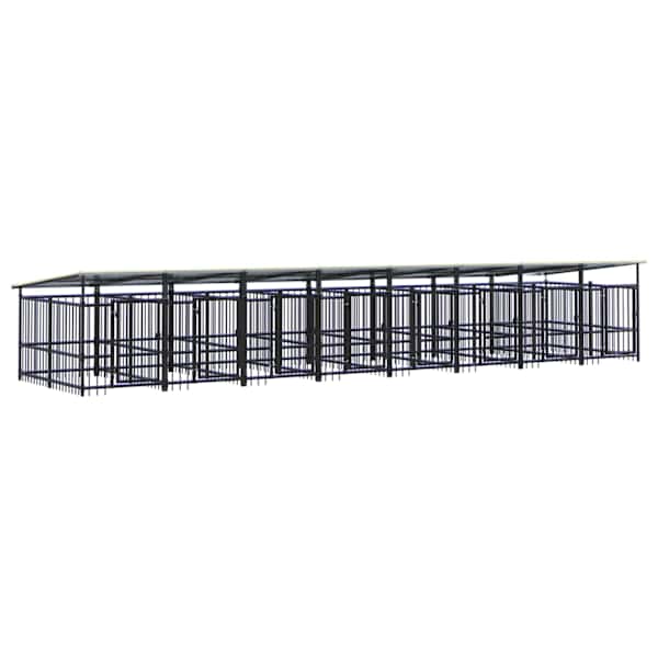 vidaXL koeraaedik katusega, teras, 15,02 m&sup2;