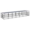 vidaXL koeraaedik katusega, teras, 13,14 m&sup2;
