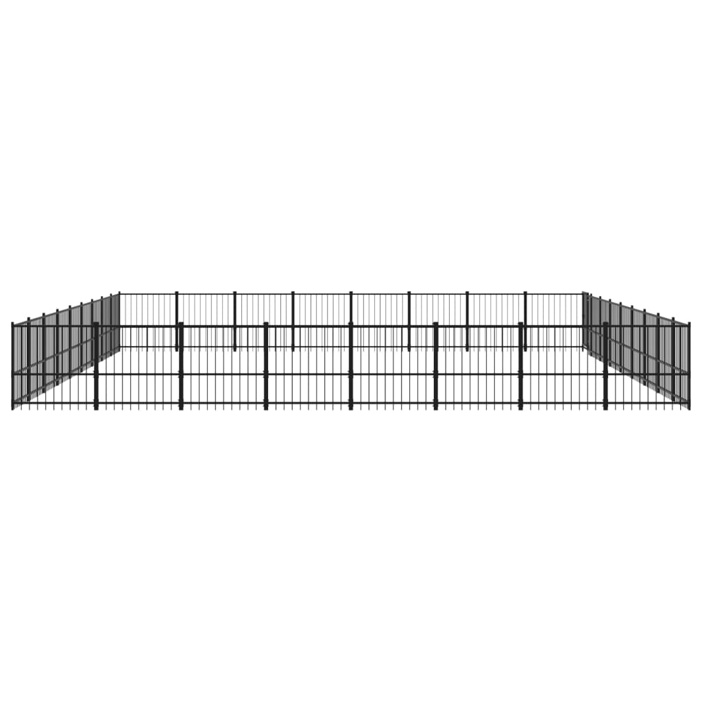 acél kültéri kutyakennel 67,74 m²