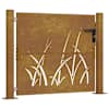 vidaXL aiav&auml;rav 100 x 75 cm corten terasest murukujundusega