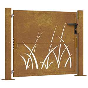 vidaXL aiav&auml;rav 100 x 75 cm corten terasest murukujundusega