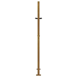 Zahradní branka 100 x 125 cm z corten oceli, design s trávou - obrázek 6