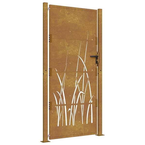 vidaXL aiav&auml;rav 100 x 175 cm corten terasest murukujundusega