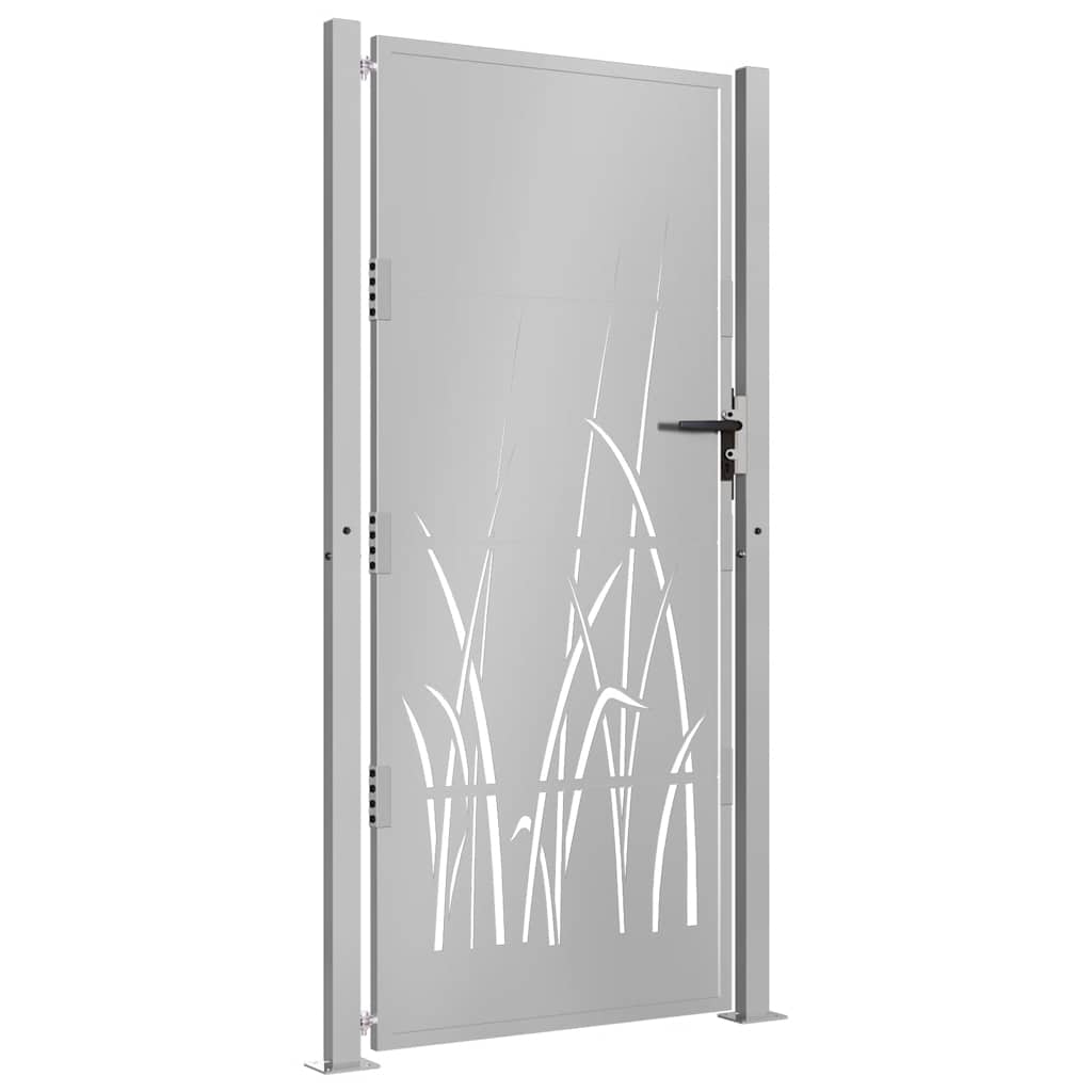 Thumbnail - vidaXL Gartentor 105x180 cm Cortenstahl Gras-Design