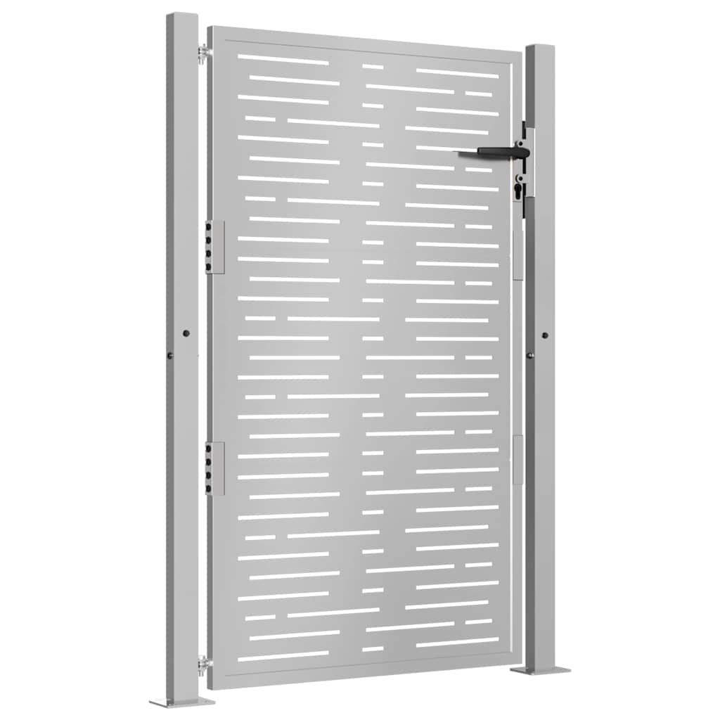 vidaXL Poort vierkant 105x155 cm cortenstaal afbeelding