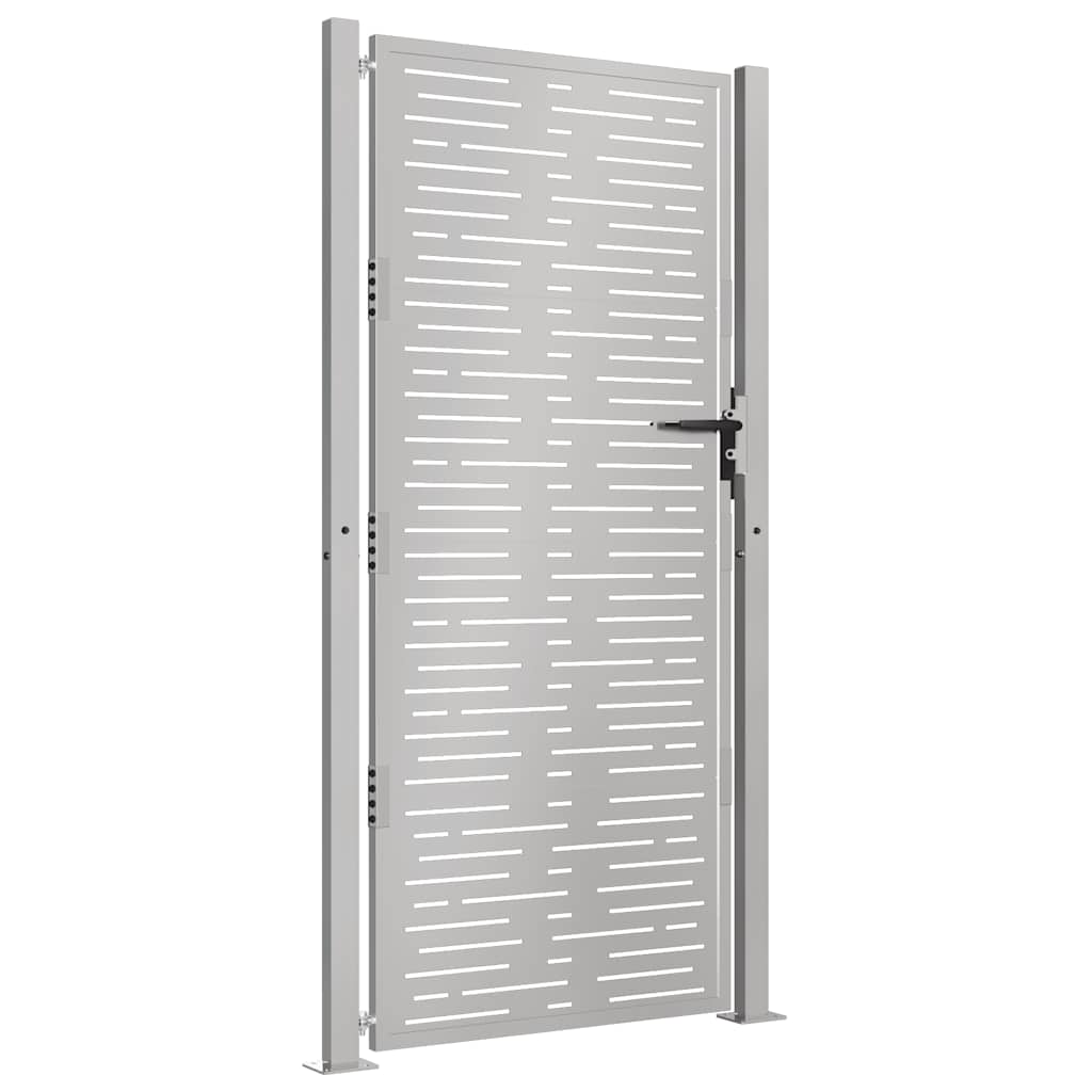 vidaXL Poort 105x180 cm vierkant cortenstaal afbeelding