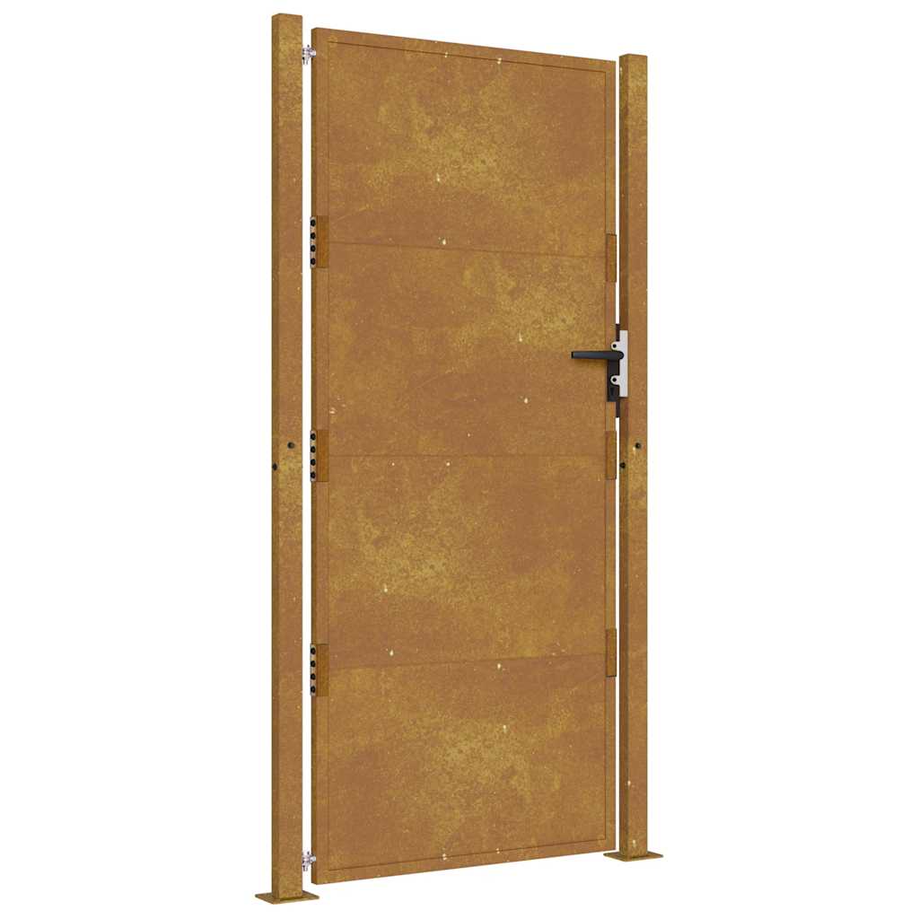 vidaXL Zahradní branka 105 x 205 cm cortenová ocel