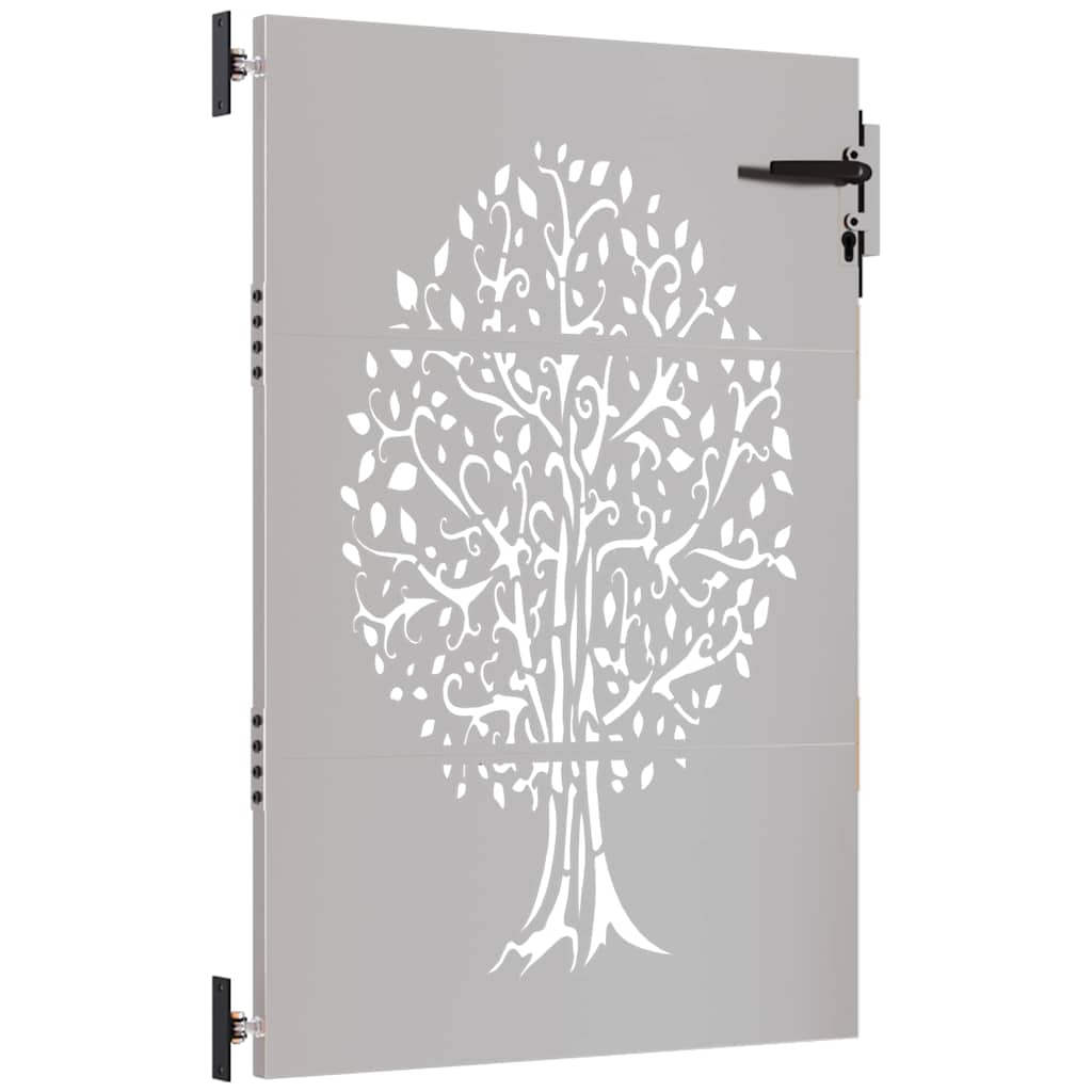 vidaXL famintás corten acél kerti kapu 85x150 cm